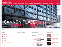 Tablet Screenshot of cannonplace.info